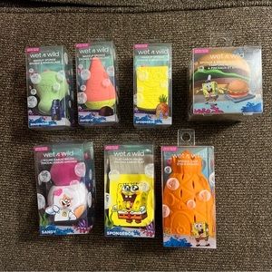 Nickelodeon SpongeBob SquarePants Wet n Wild Makeup Sponge and Brush Lot